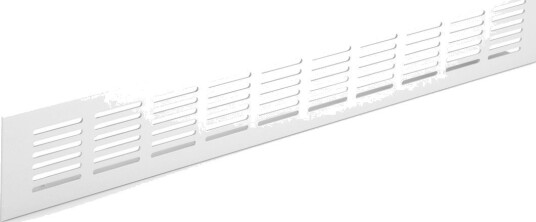 Benkerist Fresh Aluminium Hvit, 400x100 mm