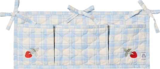 Garbo & Friends Plaid Sky Blue Sengelomme Quiltet Garbo & Friends Plaid Sky Blue Sengelomme Quiltet