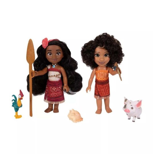 Disney Vaiana 2 Figursett m/ tilbehør Vaiana Loto og Matangi