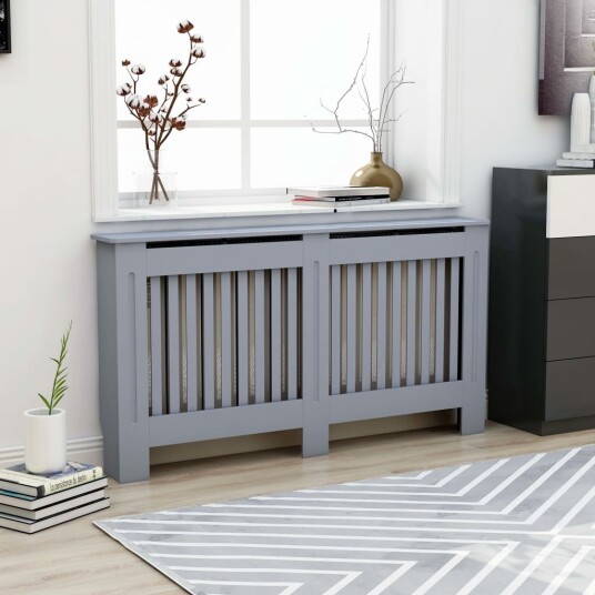 Radiatordeksel antrasitt 152x19x81,5 cm MDF Radiatordeksel antrasitt 152x19x81,5 cm MDF