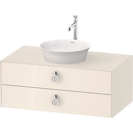 Duravit White Tulip Servantskap 2 skuf. 100x55x40,8 cm Nordisk Hvit Høyglans