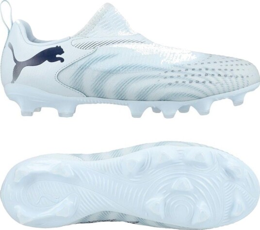 PUMA Future 9 Match Laceless FG/AG Dreamrush   Isblå/Blue Jewel Barn størrelse 38½