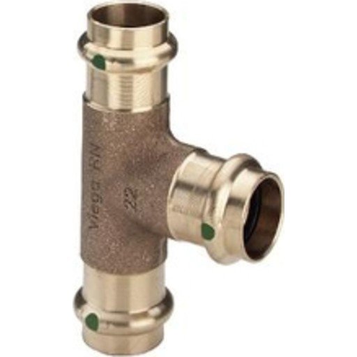 Viega Sanpress T-stykke 22 x 15 x 18 mm Stål Rørdel