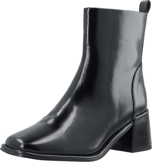 Bianco Biajolanda Ankle Zip Boot Faux Leather   Black   36