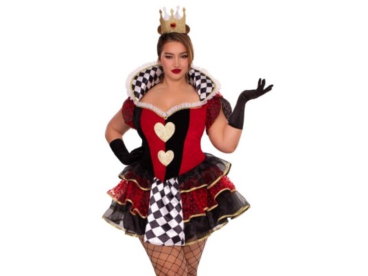 Leg Avenue Europe Queen Of Heart Kostume Plus Leg Avenue Europe Queen Of Heart Kostume Plus