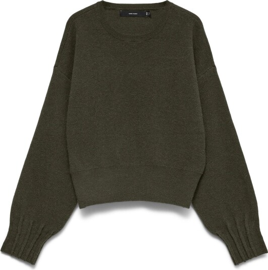 Vero Moda Vmkacy Ls O Neck Pullover   FOREST NIGHT   L