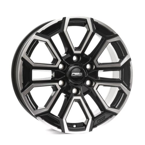 CMS C35 Black Polished 8Jx18 6/139.7 ET45 B93.1