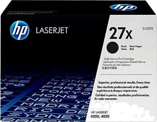 HP 27X C4127X Toner Svart