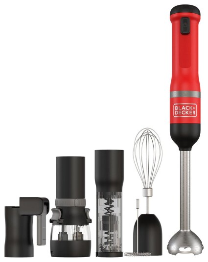 Black & Decker BCKM1016KSR QW blender 0,7 l Stav Mikser RÃ¸d Rustfritt stÃ¥l
