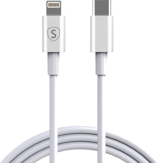 Sign USB-C til Lightning-kabel 2.4A, 1m - Hvit