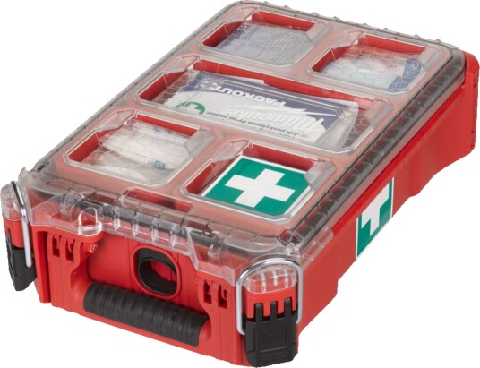 Milwaukee 4932478879 Packout Førstehjelpsskrin Milwaukee 4932478879 Packout Førstehjelpsskrin