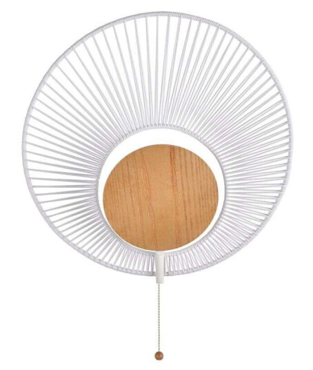 Forestier Oyster Vegglampe White