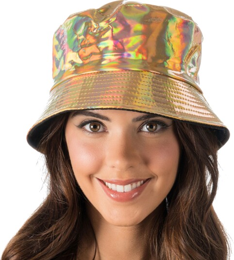 Chaks Solhatt Skimrende Gull One size 13440-81