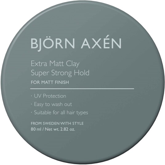 Bjorn Axen Extra Matt Clay Super Strong Hold 80ml Bjorn Axen Extra Matt Clay Super Strong Hold 80ml