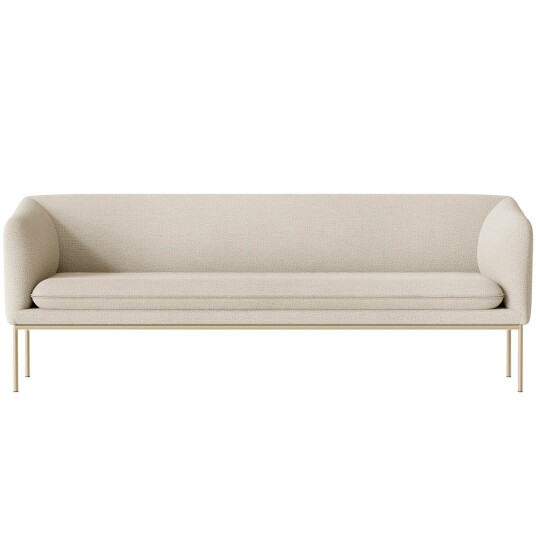 Ferm Living Turn Boucle 3 Seter Sofa Off white