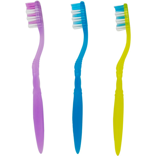 PEPSODENT Tannbørster 3 stk. Daily Clean Action 1 2 3 Medium