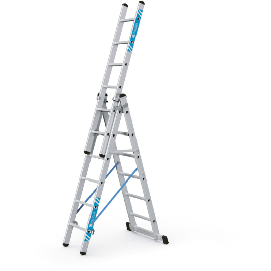 Zarges Stige 3 delt Skymaster 4,1 Zarges Stige 3 delt Skymaster 4,1