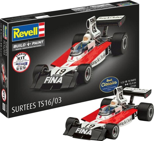 Revell Surtees TS16/03 Modellbil Byggesett 1:32 78 deler