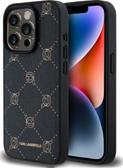 Karl Lagerfeld Magsafe Karl Head iPhone 15 Pro Case - Black