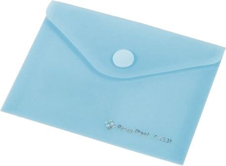 Panta Plast Mappe/Konvolutt Focus A5 Gjennomsiktig Blå - 0410-0036-03