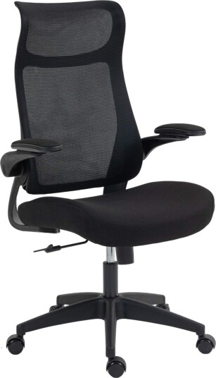 Ergonomisk kontorstol – 3D armlener nettingrygg svart