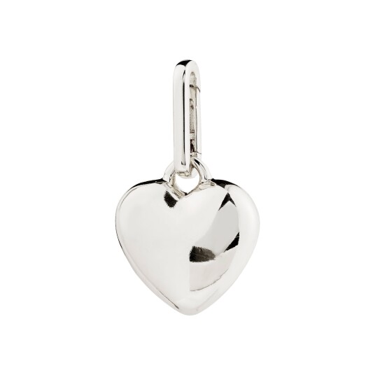 Pilgrim CHARM hjerteanheng sølvbelagt