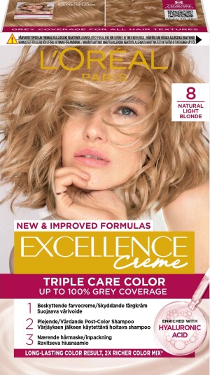 L'Oréal Paris Excellence Crème 8 Light Blonde L'Oréal Paris Excellence Crème 8 Light Blonde