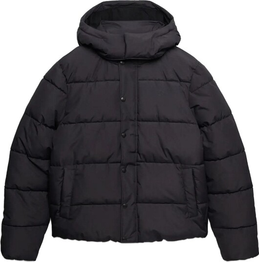 Superdry Premium Hood Puffer Jkt GREY MARL 3XL Superdry Premium Hood Puffer Jkt GREY MARL 3XL