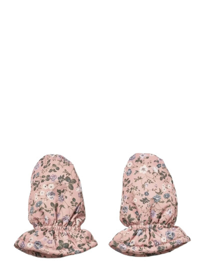 Wheat Puffer Baby Mittens Muffu - Pink - 0-3M