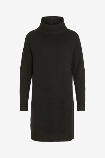 Vila   Kjole viHanna Rollneck Knit Dress   Blå