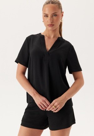 BUBBLEROOM V-neck Blouse Black XS BUBBLEROOM V-neck Blouse Black XS