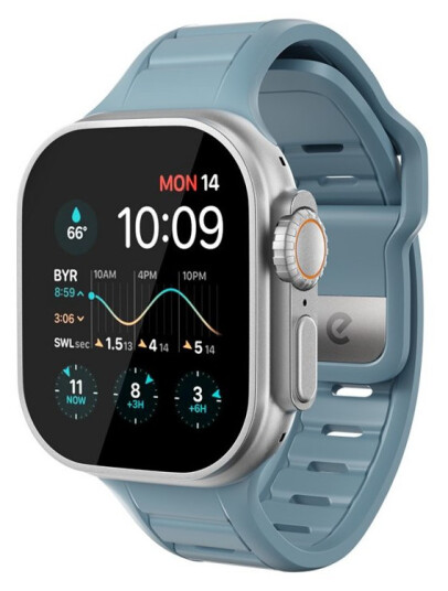 Keybudz Journey Reim til Apple Watch 44 49mm Tidal Blue