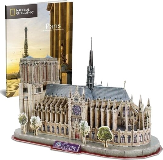 Notre Dame de Paris 3D 128 pcs 3D Puslespill