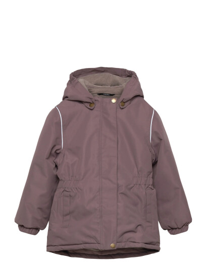 mikk-line Winter Jacket Waist Solid Pink 86