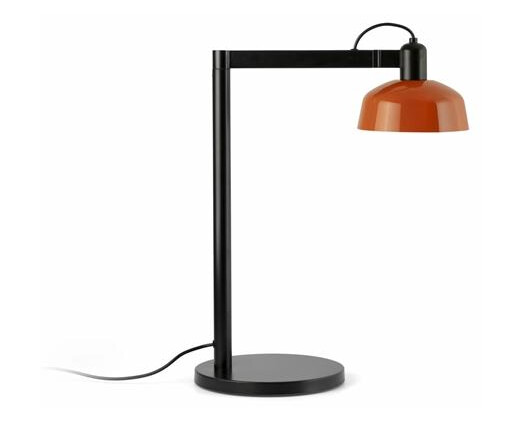 Faro Sort TATAWIN Bordlampe Sateng/Rødlig Oransje Faro Sort TATAWIN Bordlampe Sateng/Rødlig Oransje