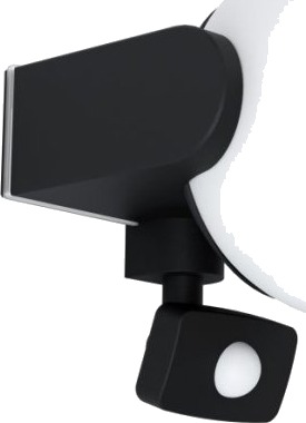 Eglo Rubio Ude Veggsensor Ip44 E27 Svart
