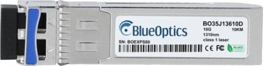 Blueoptics 500406-001-Bo Fiber Optisk 10000 Mbit/S Sfp+ Lc Upc 9/125 Μm 10000 M
