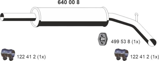 Midtre lydpotte ERNST 640008 Midtre lydpotte ERNST 640008
