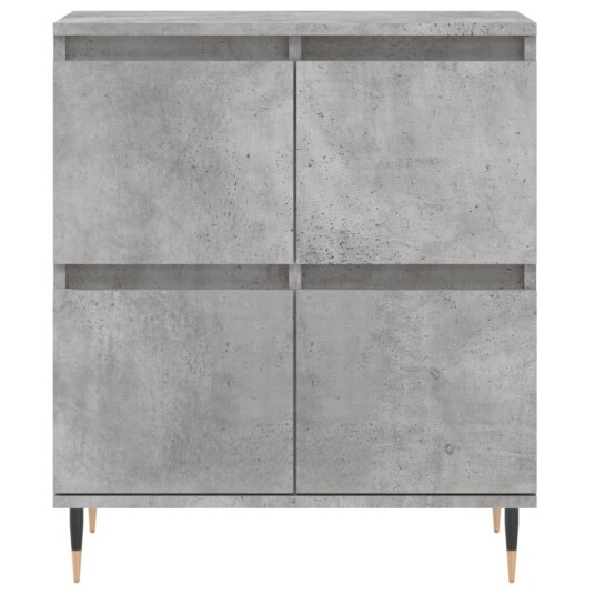 vidaXL Skjenk betonggrå 60x35x70 cm konstruert tre