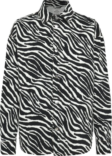 Mads Nørgaard Mock Twill Gisla Aop Shirt - ZEBRA - 40