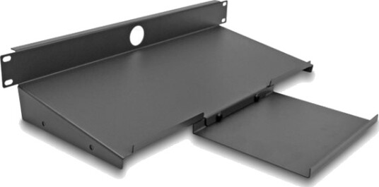 Delock Racktastatur/Musehylle Mørk Grå 1U 19" 66749