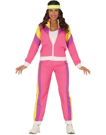 Rosa 80 talls Grilldress Kostyme til Dame X Large