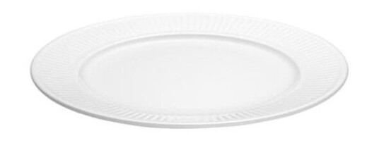 Pillivuyt Plissé tallerken flat hvit, Ø 22 cm Pillivuyt Plissé tallerken flat hvit, Ø 22 cm