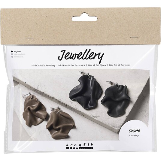 Mini Craft Kit Jewellery Folded Earrings 977675