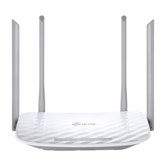 TP-Link Archer C50 AC1200 Dual-Band Trådløs Ruter med 4-Portssvitsj - Sort