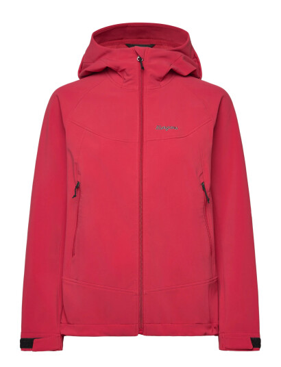 Bergans Vaagaa Softshell Jacket Hood Women - Red - XS Bergans Vaagaa Softshell Jacket Hood Women - Red - XS