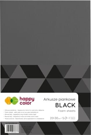 Skumplater A4 5 Stk Sort Happy Color Skumplater A4 5 Stk Sort Happy Color