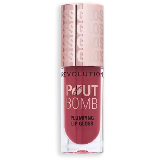 Makeup Revolution Pout Bomb Plumping Gloss Wild Mauve Pink 4,6ml