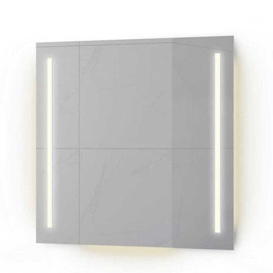 VikingBad Ida Speil m/LED, stikk og USB