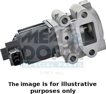 EGR ventil MEAT & DORIA 88277E
